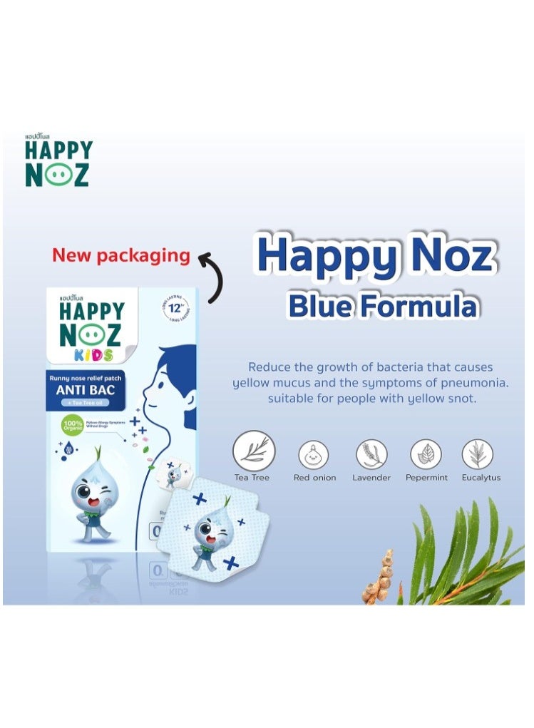 Happy Noz Blue Formula Organic Anti-Bacterial Onion Sticker – 6pcs Natural Protection - Image 4